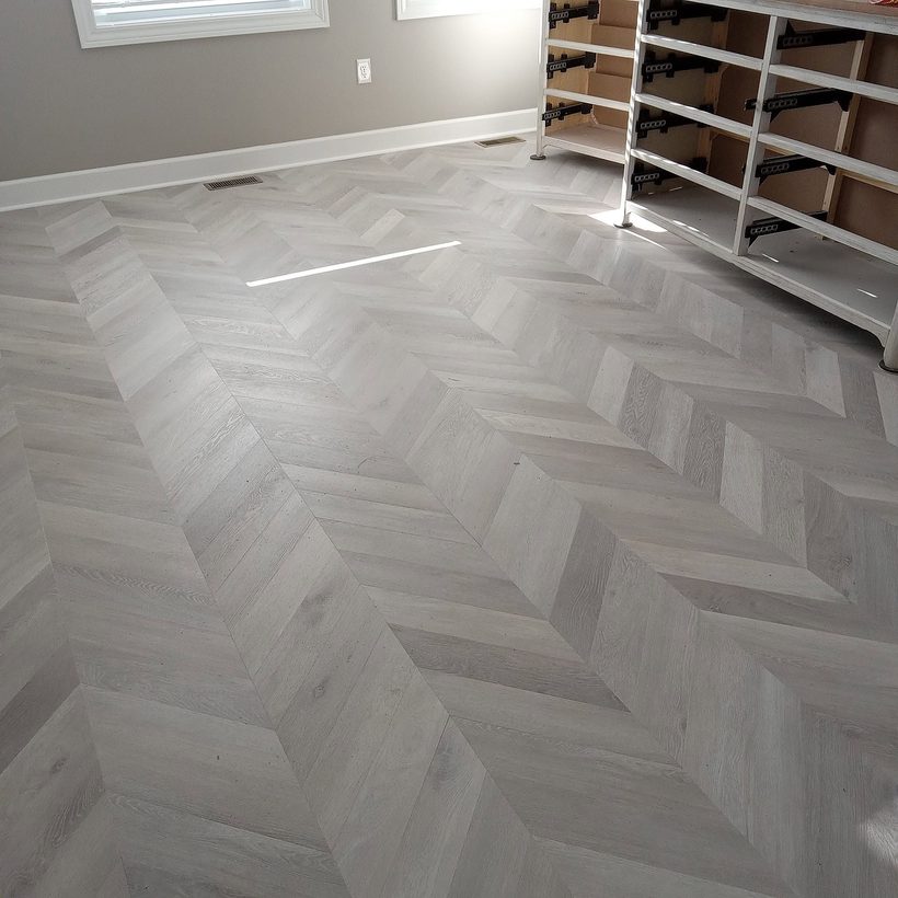 Herringbone LVP — B&W Floor Covering, Lake of the Ozarks
